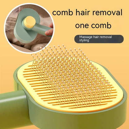 Cat Hair Floating Comb Brush – Pet Grooming & Massage Tool for Cats and Dogs
