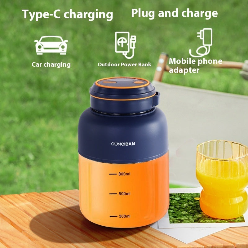 Portable Electric Juicer Cup – Rechargeable Wireless Blender for Smoothies & Shakes