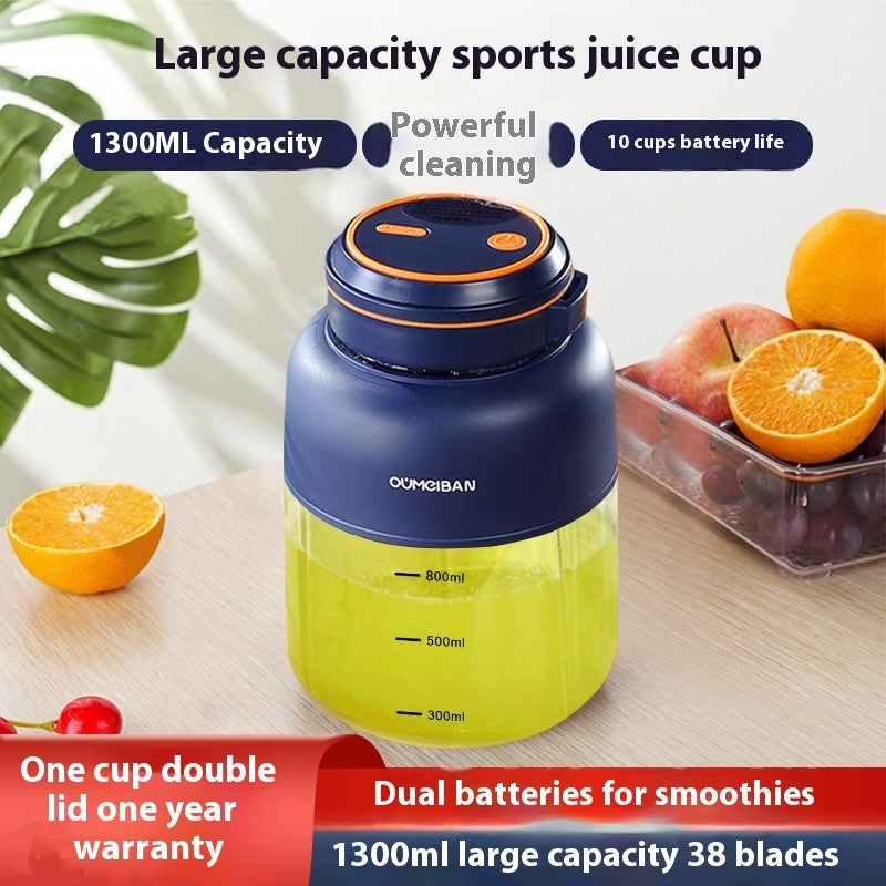 Portable Electric Juicer Cup – Rechargeable Wireless Blender for Smoothies & Shakes