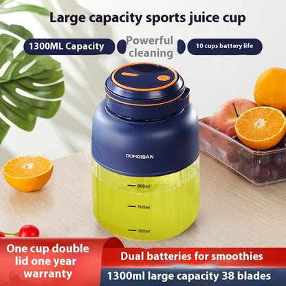 Portable Electric Juicer Cup – Rechargeable Wireless Blender for Smoothies & Shakes