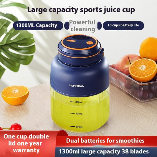 Portable Electric Juicer Cup – Rechargeable Wireless Blender for Smoothies & Shakes