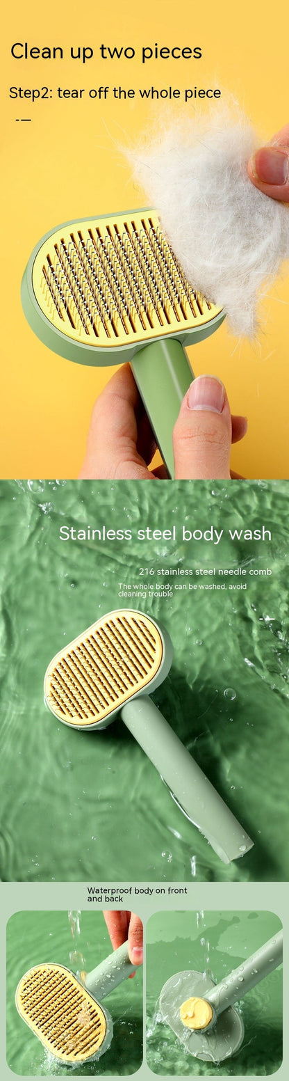 Cat Hair Floating Comb Brush – Pet Grooming & Massage Tool for Cats and Dogs