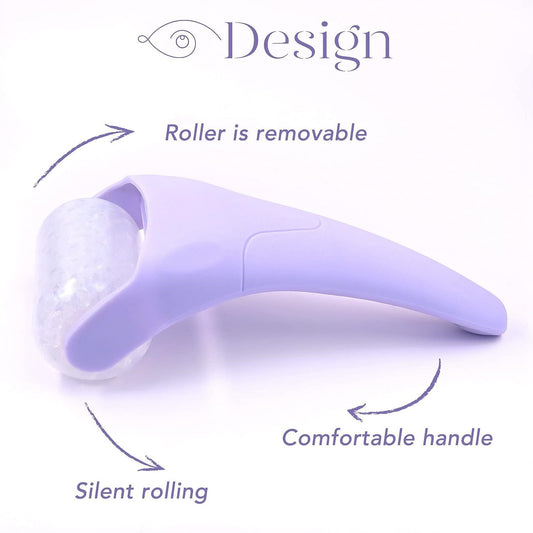 Ice Roller Face Massager – Cooling Facial Roller for Puffiness & Glowing Skin