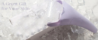 Ice Roller Face Massager – Cooling Facial Roller for Puffiness & Glowing Skin