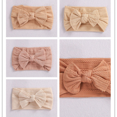 Baby Bow Headband – Soft Elastic Nylon Hair Accessory