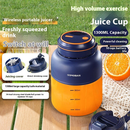 Portable Electric Juicer Cup – Rechargeable Wireless Blender for Smoothies & Shakes